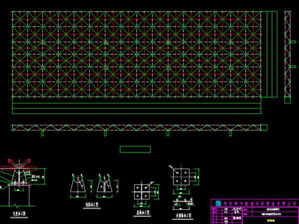 遵义张家堡镇LNG加气站网架