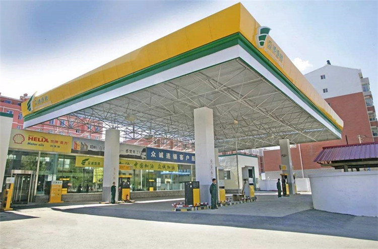 遵义加气站钢结构网架案例7